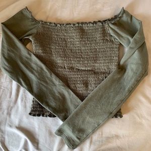 hollister off the shoulder top